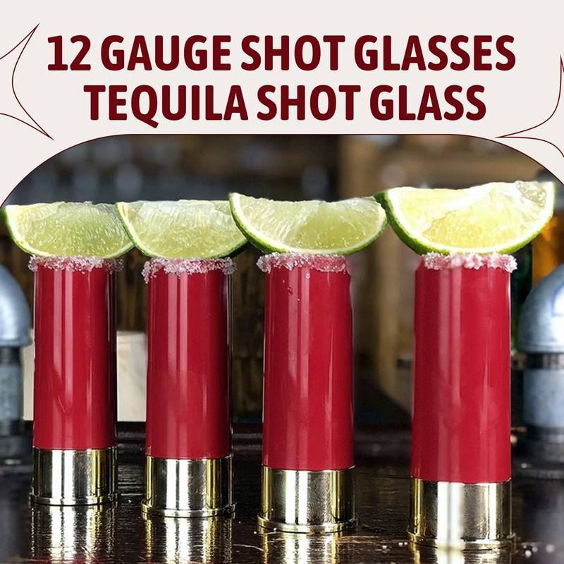 4 Kính bắn 12 thước Tequila Shot Glass 9.2 X 3.2 X 3.6cm
