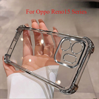 Ốp Lưng Cho Oppo Reno15 Pro Max Reno 15 Pro F 14 F 15 Pro Mini 4G 5G Ốp Lưng Chống Sốc Trong Suốt Silicon Túi Khí Bốn Góc Vỏ Điện Thoại