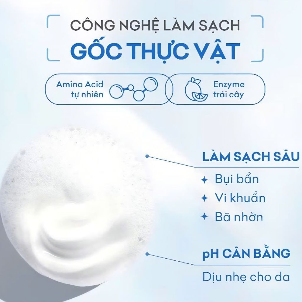 Sữa Rửa Mặt YLAGY Ngừa Mụn Giảm Thâm, Làm Sáng Da, Se Khít Lỗ Chân Lông Tuýp 120ml