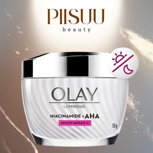 Kem Dưỡng Ẩm OLAY LUMINOUS NIACINAMIDE AHA Sáng Da, Mờ Thâm Mụn 50G