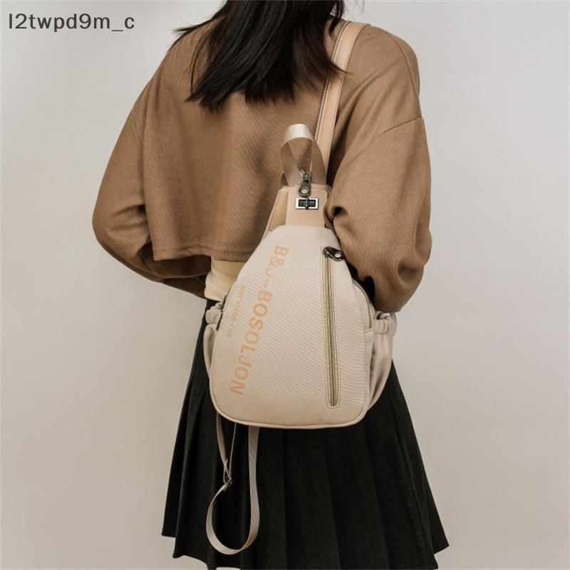 Túi Đeo Chéo Nam Nữ Unisex Phong Cách Canvas Đa Năng Túi Bao Tử Đeo Ngực Đi Chơi Du Lịch Nhiều Ngăn Tiện Lợi