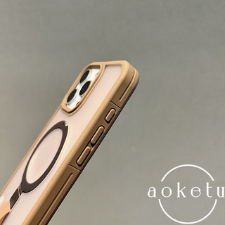 Ốp điện thoại có giá đỡ gấp từ tính chạm da, thích hợp cho iPhone 11, 12, 13, 14, 15, 16, Pro, Max, ốp lưng cứng chống sốc toàn bộ trong suốt