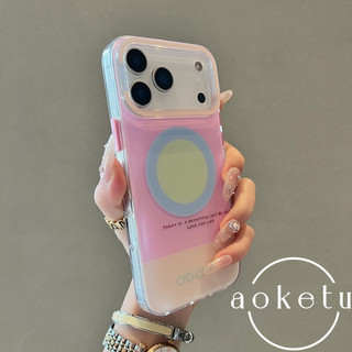 · Ins Girl Heart Dopamine Vỏ từ tính da tương phản Thích hợp cho iPhone 17 Promax Apple 14 Vỏ điện thoại 15 Mới 16 Pro Nữ 13 Cặp đôi 17pm Vỏ silicon chống rơi