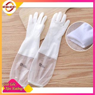 Găng tay cao su hình hươu loại dài, găng tay rửa bát rửa chén con hươu, găng hươu dài