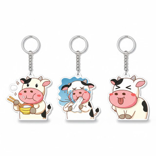 Móc khoá Bò sữa Moo Moo đáng yêu