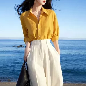Áo sơ mi nữ 2026 Bộ đồ thời trang mùa hè, Sweet Fresh