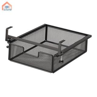 Dưới Bàn Ngăn Kéo Giỏ Kéo Bàn Treo Ngăn Kéo Tiết Kiệm Không Gian Đồ Dùng Văn Phòng Nhà Thiết Yếu Kẹp Trên Kệ Lưu Trữ