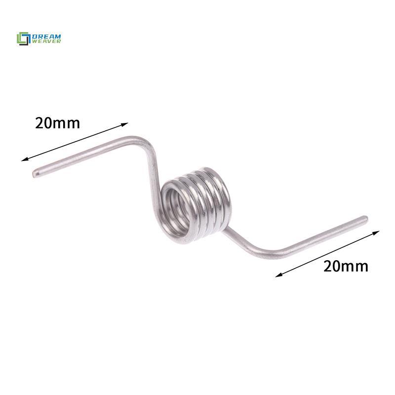 [Dream Weaver] 2 Cái / bộ Tủ Lạnh Chia Cửa Bản Lề Phụ Kiện Lò Xo Vách Ngăn Thép Không Gỉ Chắc Chắn Tủ Lạnh Cửa Lò Xo Xoắn mới