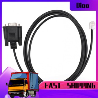 Dioo DB9 RS232 To RJ11 6P4C Console Cable  6ft Serial Heat Resistant Safe Connection Plug and Play High Flexibility for APC AP7800 AP7900 940-0144A