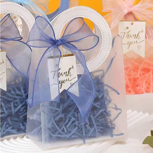 Tay cầm vòng trong suốt 10 chiếc Túi đóng gói Quà tặng