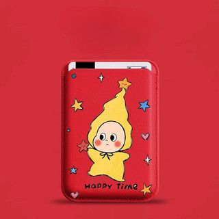 Ví đựng thẻ họa tiết hình ngôi sao-người Mischievous cho iPhone 11pro 12promax 13 15pro 15promax 14 14promax 14 pro 16 16plus 16 Pro Max 17 17promax 17airWallet