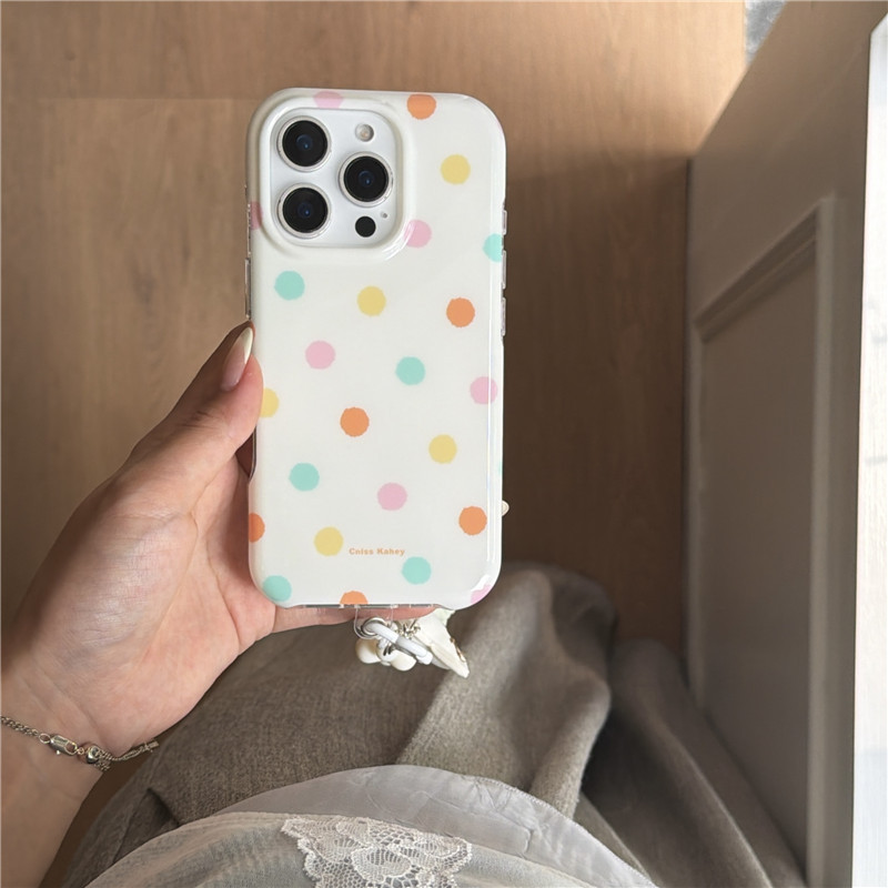 IPhone 17 Pro Max Họa tiết chấm ca rô Chất liệu TPU IMD craft Vỏ điện thoại in hai lớp