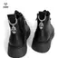 Giày Boot Martin Punk Skull Decorative Chain - Phù Hợp Xu Hướng Y2K và Dự Tiệc