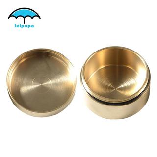 Hộp đựng thuốc bằng đồng Giải pháp lưu trữ bằng đồng để chống bụi Hộp tròn đa năng để trang sức