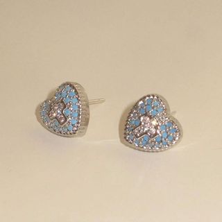 Vintage Thời Trung Cổ Tình Yêu Bông Tai Chữ Thập Ngọt Mát Độc Đáo Siêu Nhấp Nháy y2k Bông Tai
