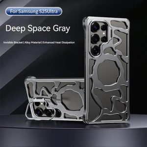 Ốp điện thoại từ tính rỗng bằng hợp kim nhôm Xiangyun, dành cho Samsung Galaxy S26 S25 S24 S23 Vỏ bảo vệ giá đỡ ống kính siêu vô hình