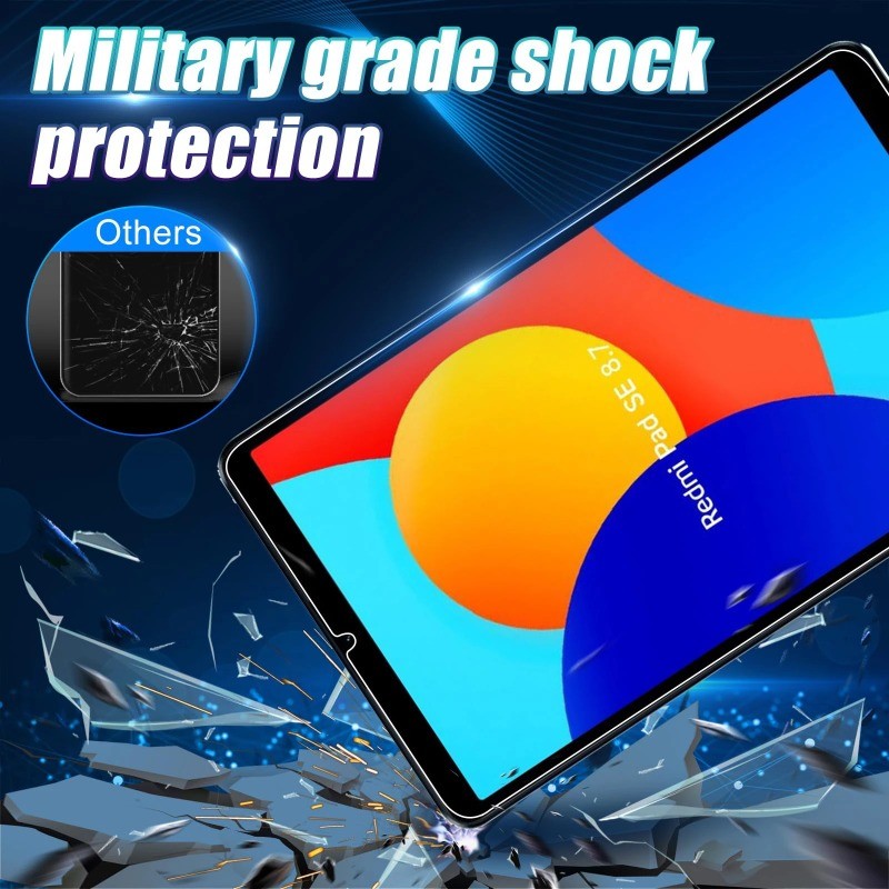 1-2 Chiếc HD Kính Cho Redmi Pad SE 8.7 11 Máy Tính Bảng Kính Cường Lực Bảo Vệ Màn Hình Cho Redmi K Pad 2 Pro 5G 10.61 12.1 8.8 Phim Bảo Vệ Chống Ánh Sáng Xanh