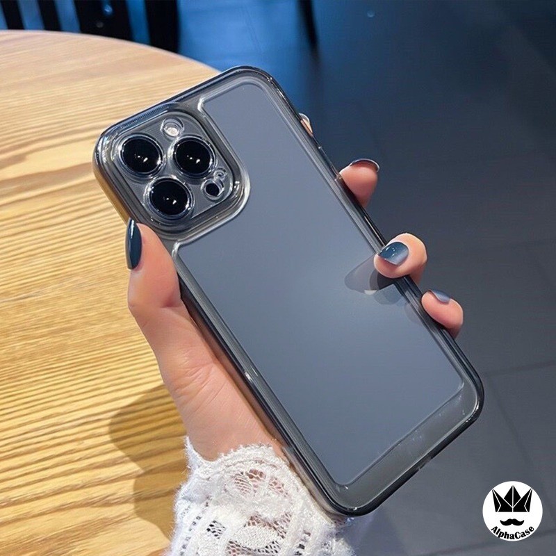 Ốp lưng iPhone cao cấp trong suốt, chống sốc, bảo vệ camera - Dành cho iP 7/8/X/XS/11/12/13/14/15/16/17/Plus/Pro/Max/Air