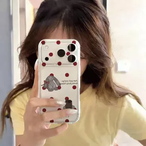 Cừu đỏ Dùu cho ốp lưng điện thoại iPhone 17 Pro Max 16 Pro 15