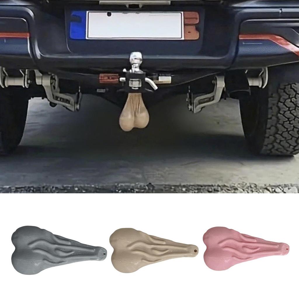 Trailer Hitch Đồ trang trí Bull Balls cho Trailer Hitch hoặc Ốp lưng vui nhộn Prank Gag Trang trí xe ô tô abrtedvn