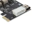 Thẻ bắt STABFOAM PCIE, Thẻ mở rộng dây lửa PCIE di động 3 cổng 1394A, Bộ chuyển đổi thẻ ghi Video giao diện bền bỉ 1394 Thiết bị DV