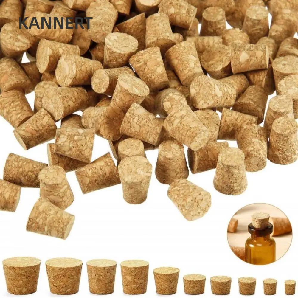 KANNERT Nút Chai Côn, Nút Chai Rượu Bằng Gỗ Thẳng DIY, Nút Chặn Niêm Phong Chai Pudding Chặn Phòng Thí Nghiệm Có Thể Tái Sử Dụng Chặn Ống Kiểm Tra Dụng Cụ Ấm Siêu Tốc Phụ Kiện Nhà Bếp