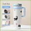 Chai Cách Nhiệt Chống Rò Rỉ 1000ml Cốc Có Tay Cầm Bình Nước Thể Thao Cho Cà Phê Đồ Uống Trường Học Bé Trai Bé Gái Nam gelhvn