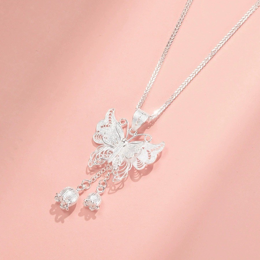 Vòng cổ hình bướm Thung lũng, Dây chuyền xương đòn sang trọng, Mặt dây chuyền cổ điển thời trang