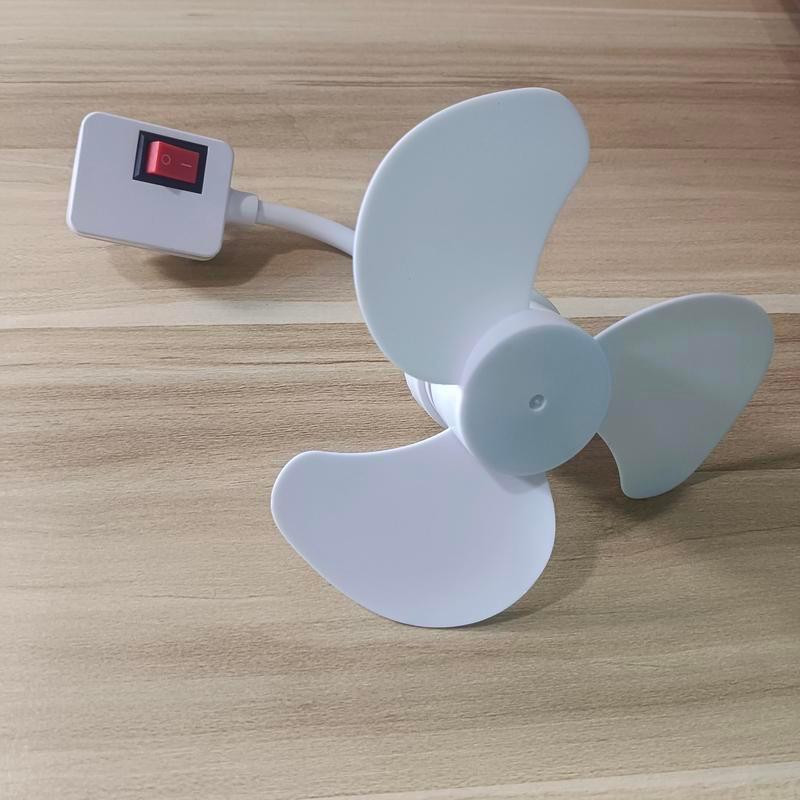 Quạt ba cánh nhỏ E27 và giao diện USB Quạt 3 cánh có phích cắm phù hợp cho nhà ở, văn phòng, ký túc xá, nhà bếp