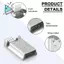10 chiếc Mini USB Type B Nam 180 độ 5 chân SMD SMT để hàn Jack kết nối