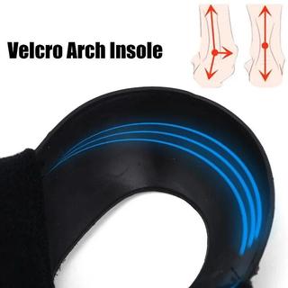 1 ĐÔI / 2 CHIẾC Hỗ Trợ Vòm Đế Chỉnh Hình Để Đi Bộ Với Vòm Nửa Miếng Lót X / O Loại Chân Có Dây Đeo Tự Dính Vỏ Gót Giày Có Thể Đeo Được