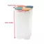 Ge 1 Chiếc Bốn Ngũ Cốc Và Ngũ Cốc Bảo Quản Trong Suốt Sắc Nét Đồ Dùng Nhà Bếp Chống Ẩm Ngăn Kín Nắp Mở Lọ n