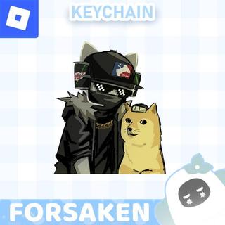 Ganci / Gnatungan Kunci Akrilik ROBLOX FORSAKEN MLG CHANCE SKIN - 1