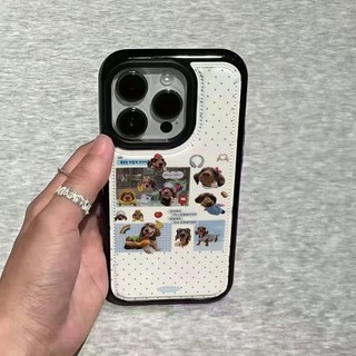 Hạnh Phúc Burger Quần Áo Dachshund Trường Hợp Cho iPhone 17 16 15 14 13 12 11 Pro Max X XR XS Max 8 Plus SE2020