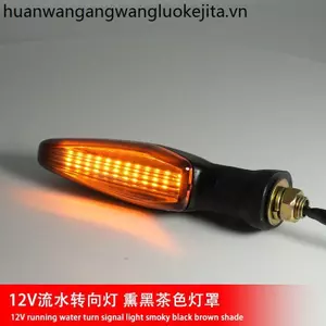 Xe Máy Điện LED Chạy Nước Biến Tín Hiệu Cảnh Báo Đôi Nhấp Nháy Chính Hãng Little Ninja Sửa Đổi Đa Năng Dạ Quang