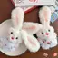 Hoạt Hình Dễ Thương Tai Dài Thỏ Squeak Sang Trọng Búp Bê Đồ Chơi Nhồi Bông Móc Khóa Mặt Dây Buộc Túi Móc Khóa Nữ Tính Treo Đồ Trang Trí Quà Tặng [Mới]