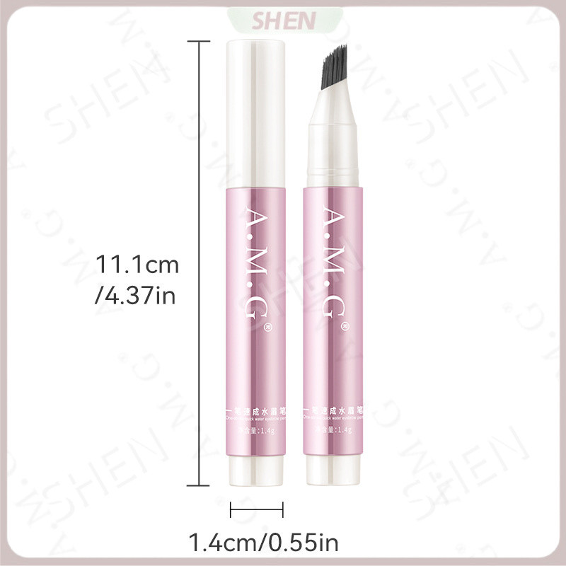 Bán chạy AMG Multi-velvet Bút chì kẻ mày chống thấm nước Chống mồ hôi Tự nhiên mịn màng Lông mày hoang dã