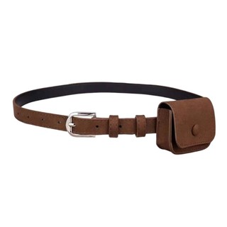Túi thắt lưng Mini phong cách Hàn Quốc ấm cúng dành cho nữ Túi thắt lưng bằng da PU Ví nhỏ Gói Fanny có thắt lưng có thể tháo rời cho du lịch Ev