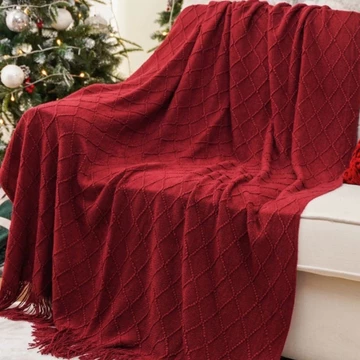 Chăn Đỏ Chăn Đỏ Cưới Sofa Chăn Chăn Chăn Chăn Đầu Giường Khăn Giường Chăn Giường Cờ Hậu Môn Chăn Khăn Choàng Dòng Chăn #0808
