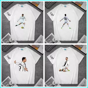 Áo thun mùa hè GN Cristiano Ronaldo dành cho trẻ em bé trai bé gái Anime tay ngắn Top NG