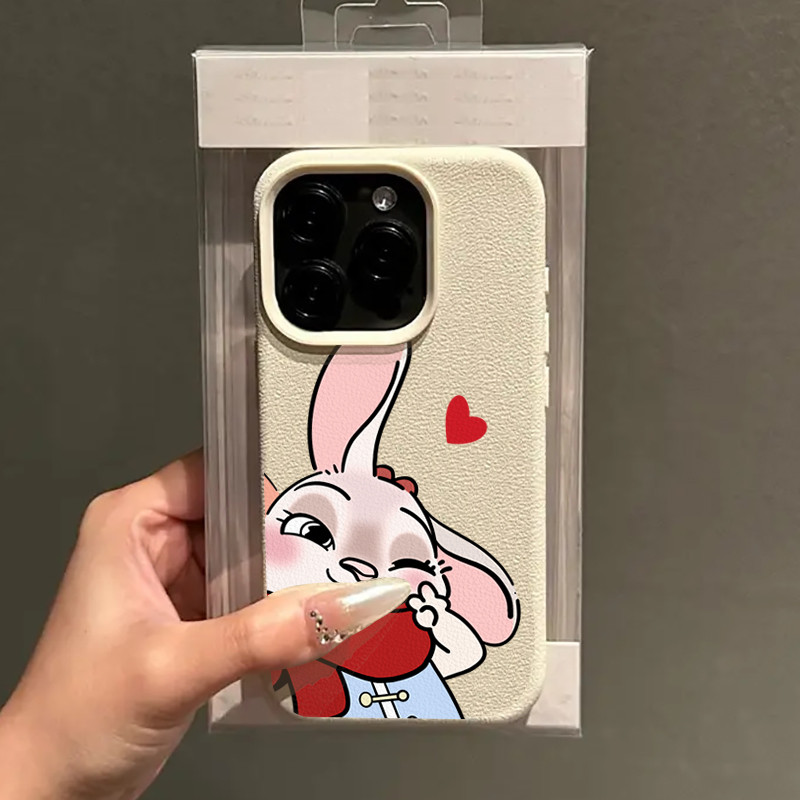 Vỏ Tương Thích Cho Samsung S25 FE S24 S23 Ultra S20 S23 S22 S21 Plus Sĩ Quan Bunny Lichee Họa Tiết Silicon Chống Sốc
