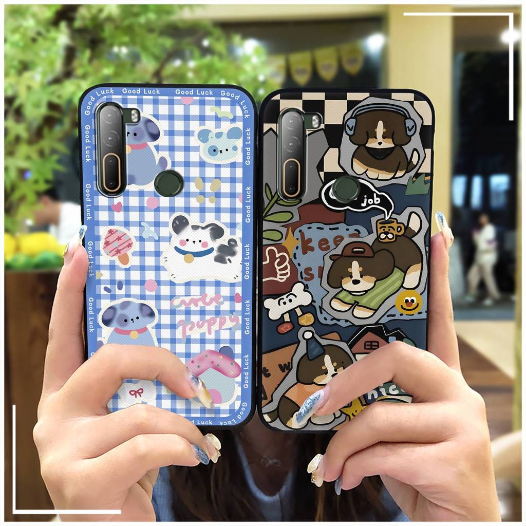 Ốp Mềm Động Vật Ốp lưng HTC U20 5G Bảo Vệ Bọc Toàn Bộ Mặt Sau Túi Điện Thoại Graffiti TPU Hoạt Hình Thiết Kế Thời Trang Chống Bụi Dễ Thương Bền Chống Va Đập Chống Bụi Bẩn