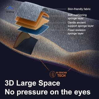 ELBBKG Mặt nạ ngủ 3D ckout Eye Cover Dành cho nữ Mặt nạ ngủ siêu mềm thoáng khí để nghỉ ngơi và du lịch mới