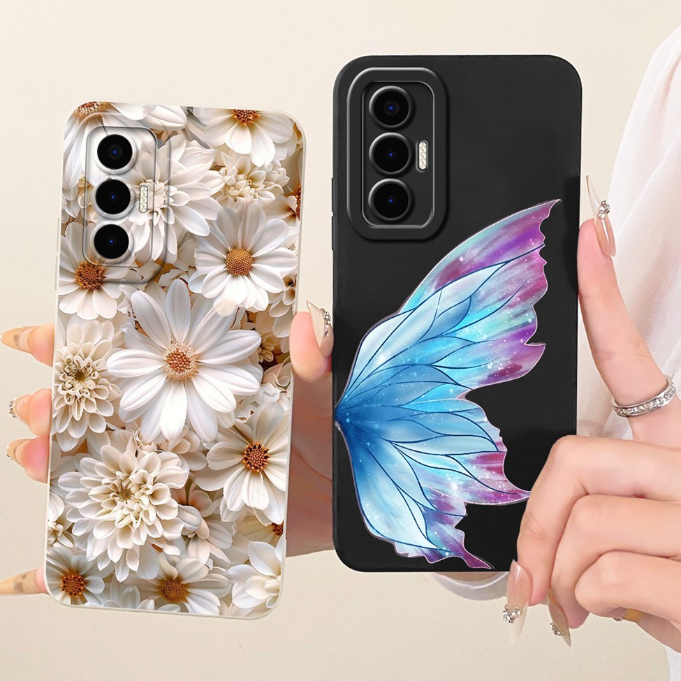 Tecno LF7n Vỏ Tecno Pova 3 Bìa Hoạt Hình Thời Trang Dễ Thương Ngộ nghĩnh Sơn Silicon Vỏ Điện Thoại Techno Pova 3