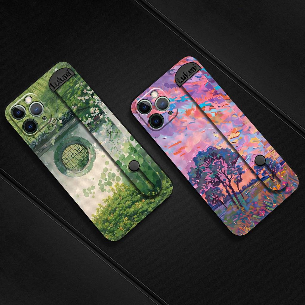 Vỏ điện thoại di động Màu trơn Vỏ điện thoại cho iphone 12 Pro Max / ip12Pro Max Vỏ điện thoại Dây đeo cổ tay Vỏ mềm Tranh ốp lưng Silicon trưởng thành Dây đeo cổ tay Chống sốc Chống bụi bẩn
