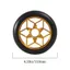 Bánh xe tay ga đóng thế CQCJ, Bánh xe tay ga dày bằng hợp kim nhôm, Im lặng ổn định 110mm Phụ kiện xe tay ga Pu đầy màu sắc Người lớn Trẻ em