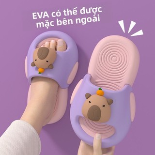 Dép EVA Capybara cho bé – Dép lê mềm nhẹ, chống trượt, dùng tắm & mang trong nhà