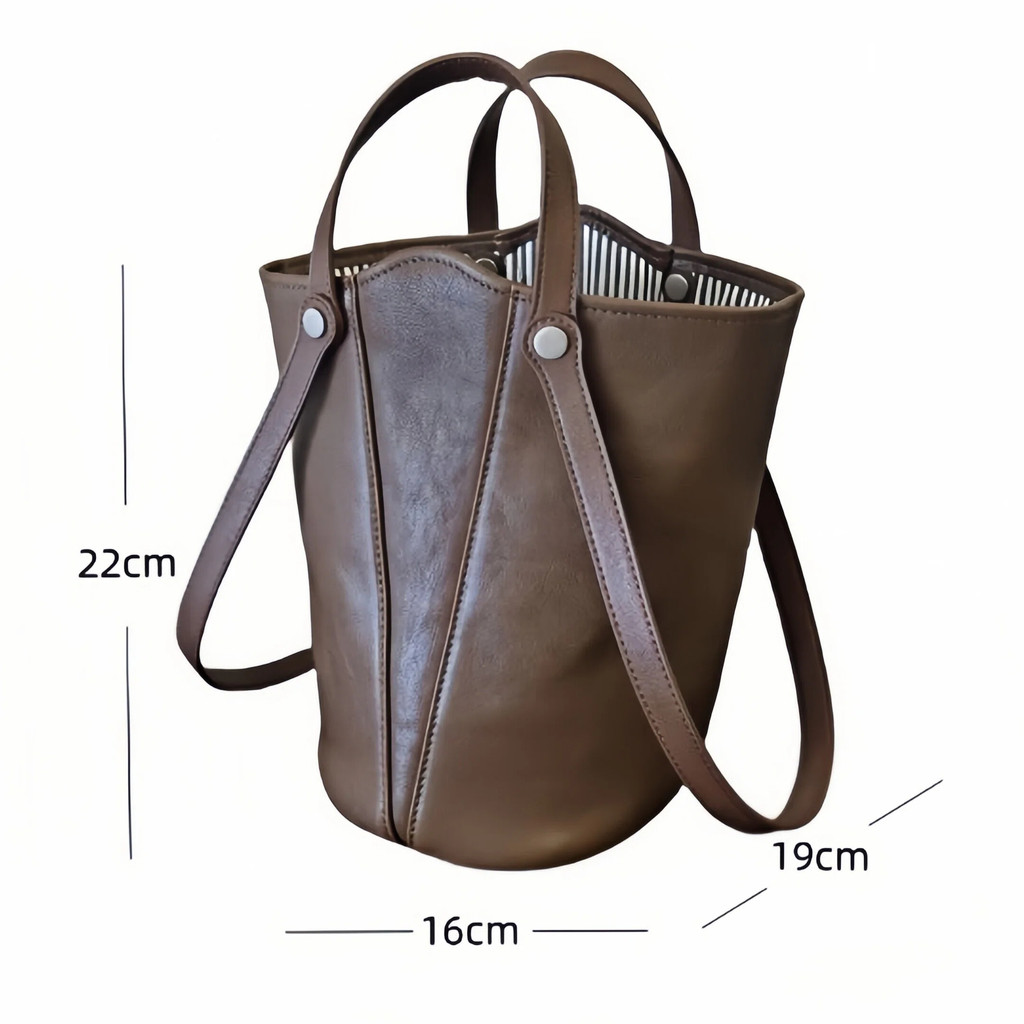 ANCO 2026 Cao Cấp Retro Xô Túi Nữ Dung Tích Lớn Đi Lại Túi Tote Có Thể Nách Đặt Hàng Vai Di Động Messen
