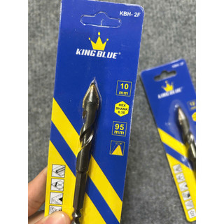 Mũi khoan đa năng chuôi lục giác KingBlue KBH2F 3.0 - 12mm dài 95mm khoan tường, gạch men, đá, kính, bê tông, sắt