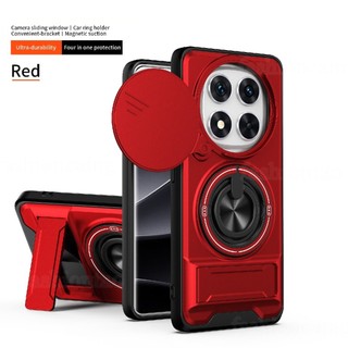 Dành Cho Vỏ Note15 Pro Cho Redmi Note 15 Pro Plus 15Pro + 1 5 Note15Pro + Note15ProPlus 4G 5G Từ Tính Có Giá Đỡ Vỏ Điện Thoại Ống Kính Máy Ảnh Đẩy Ốp Lưng Bảo Vệ Chống Sốc